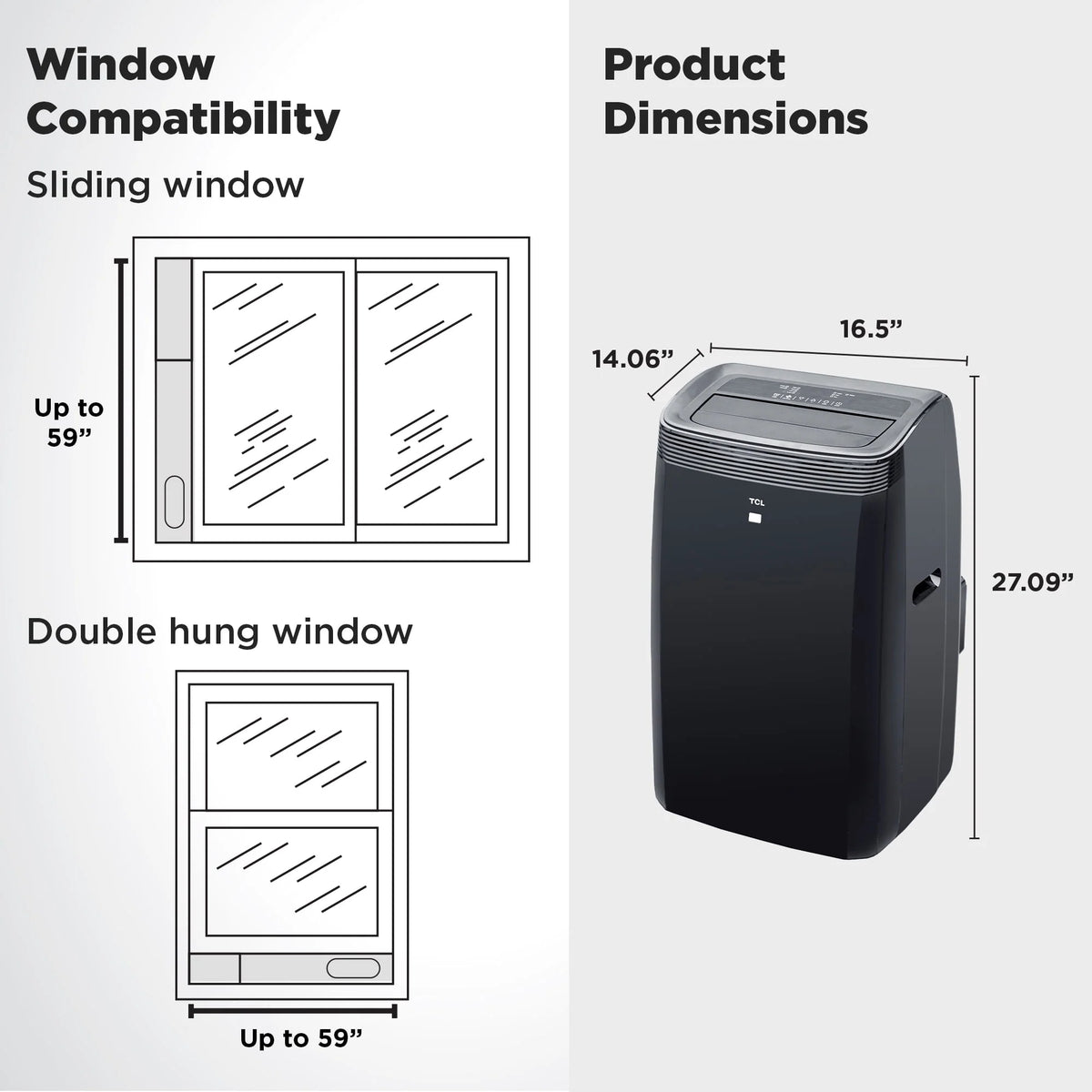 8,000 BTU Smart Portable Air Conditioner O2259