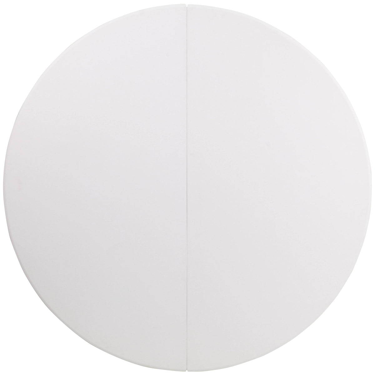 5-Foot Round Granite White Plastic Folding Table D902869