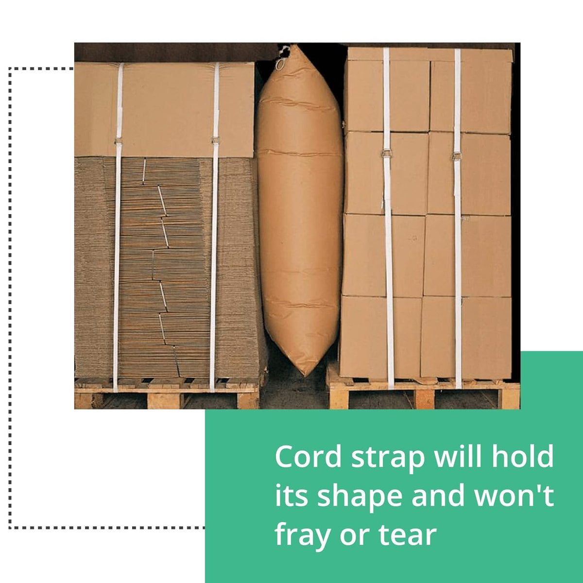 White Poly Cord Strapping Roll E95123