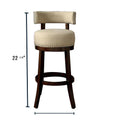 Bar (2-Pack), Dark Oak and Beige X5134
