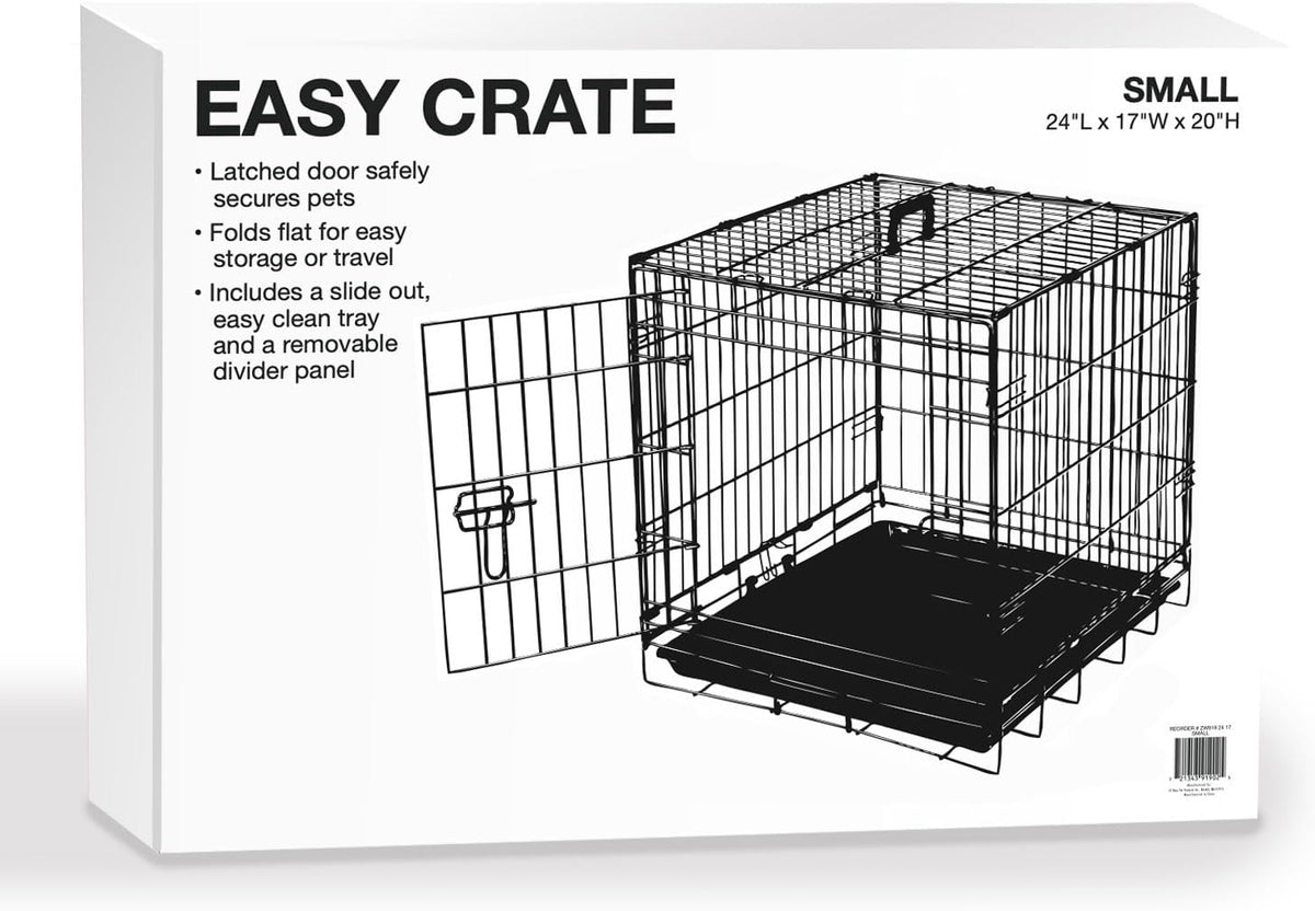 Black Medium-Large Dog Crate V890360
