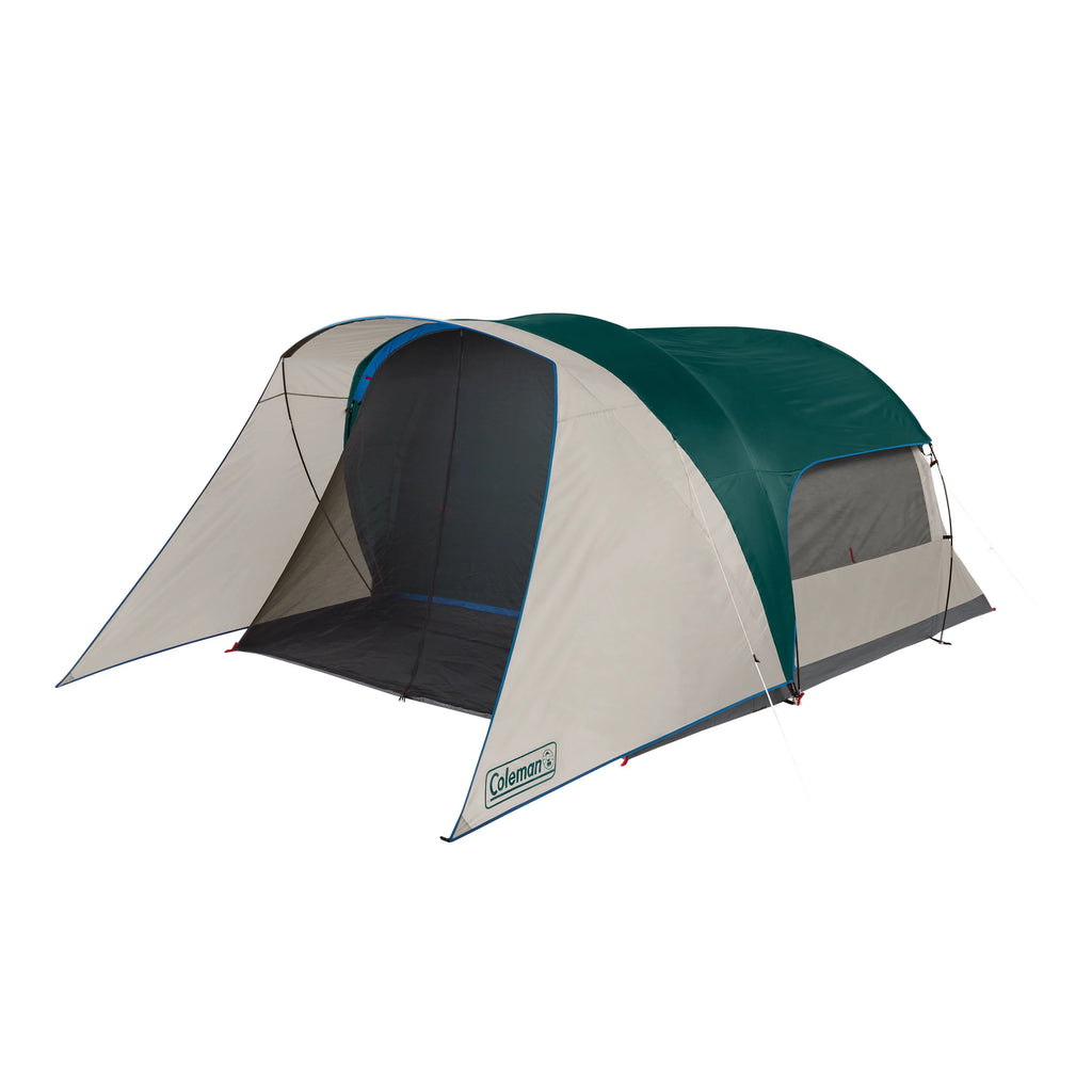 4 Person 2 Room Green Cabin Tent S254183