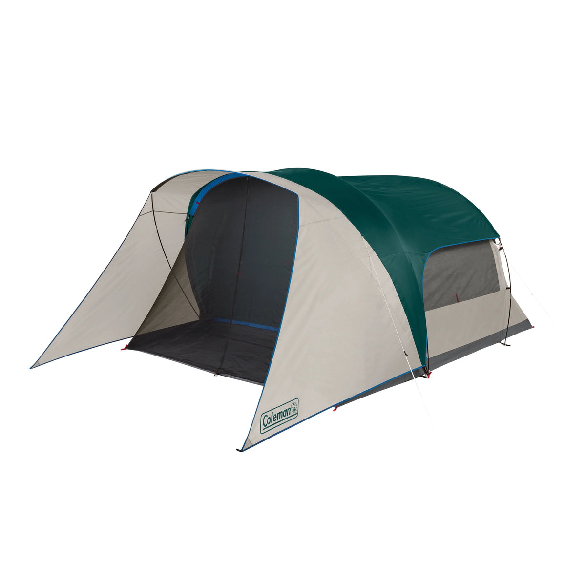 4 Person 2 Room Green Cabin Tent S254183