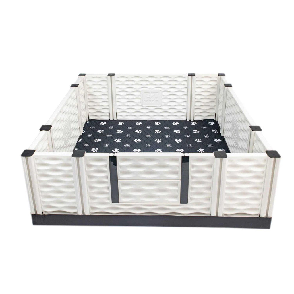 Puppy Dog Whelping Box Playpen with Rails & Liner R233