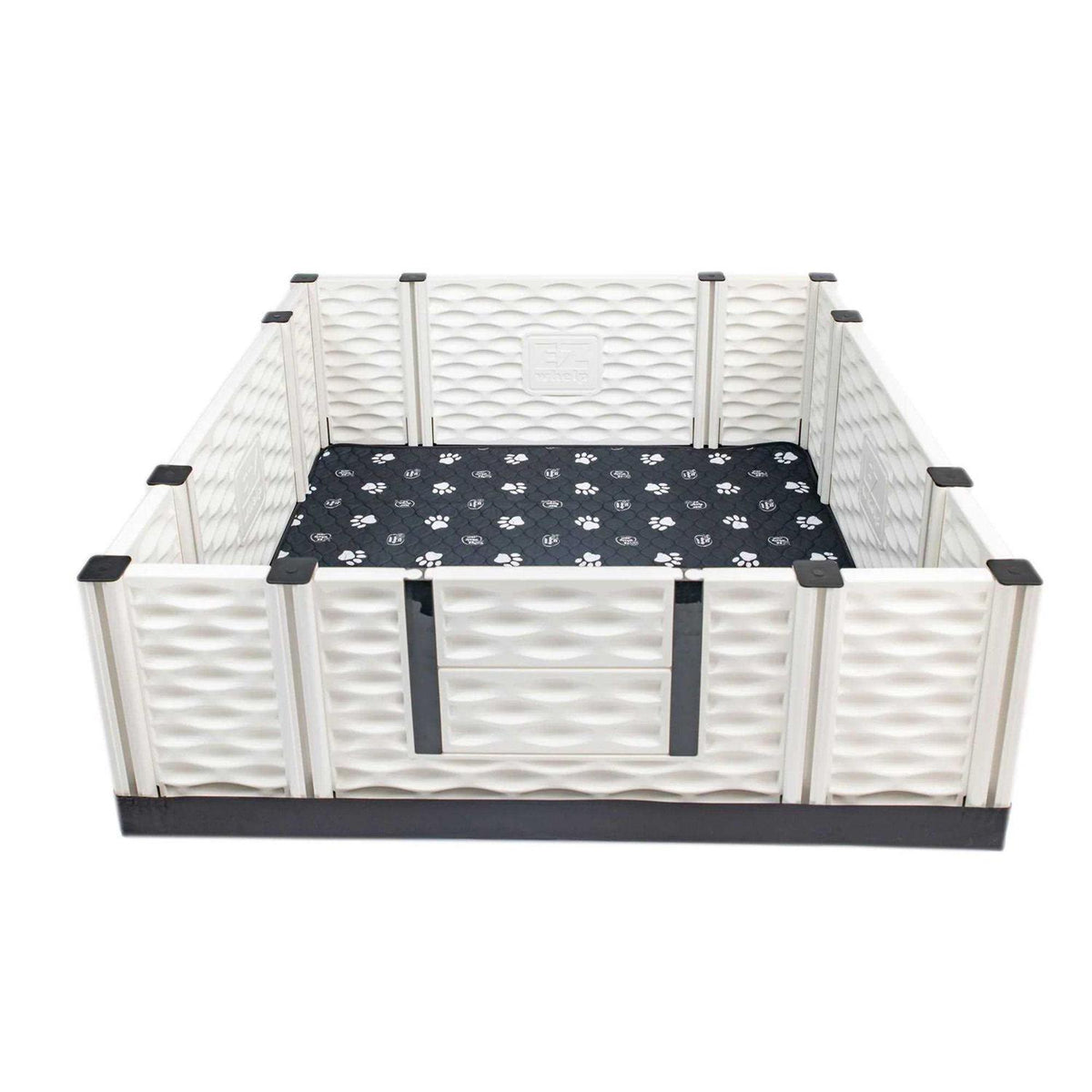 Puppy Dog Whelping Box Playpen with Rails & Liner R233