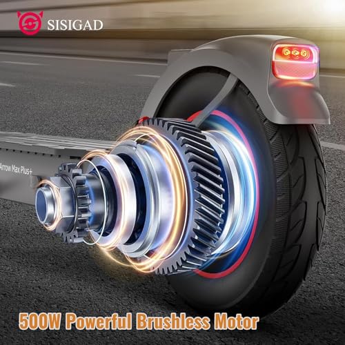 Electric Scooter with 10" Tires, 600W Peak Motor, 22 MPH Speed, 30 Miles Range, Dual Brakes, LCD Display N78163