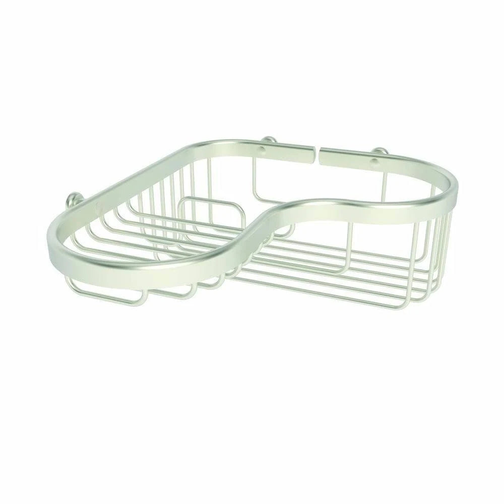 Satin Nickel Large Combination Corner Basket P98064