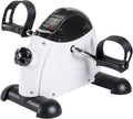 Under Desk Bike Pedal Exerciser, Mini Exercise Bike for Arm/Leg Exercise, Pedal Exerciser for Seniors with LCD Display, Pack of 2 V63937