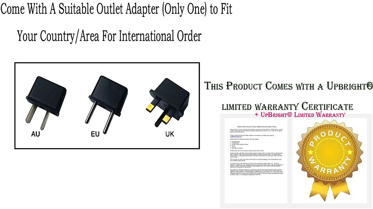 Wireless Receiver Power Supply Cord Battery Charger Y348632