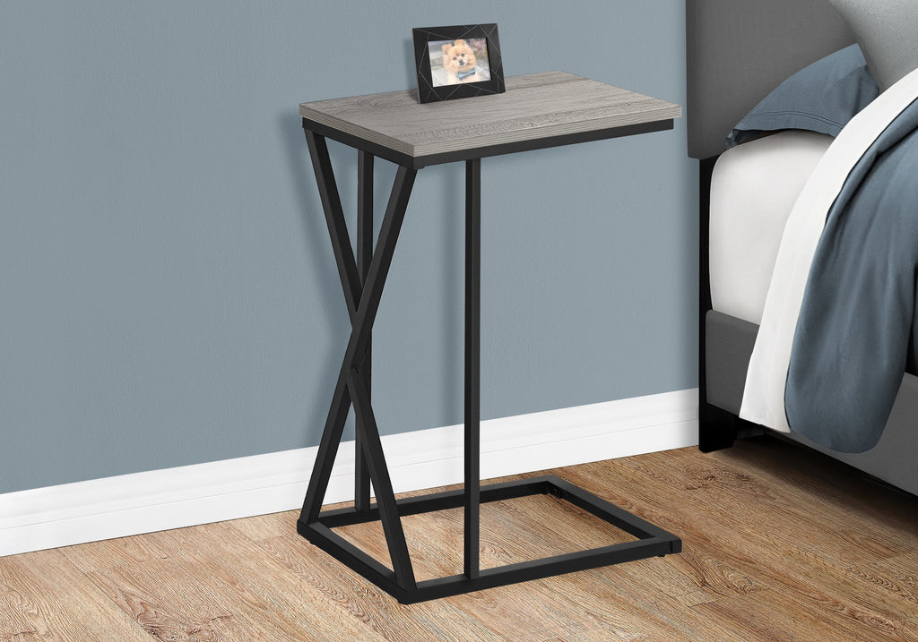 C-shaped Metal Accent Table U3010