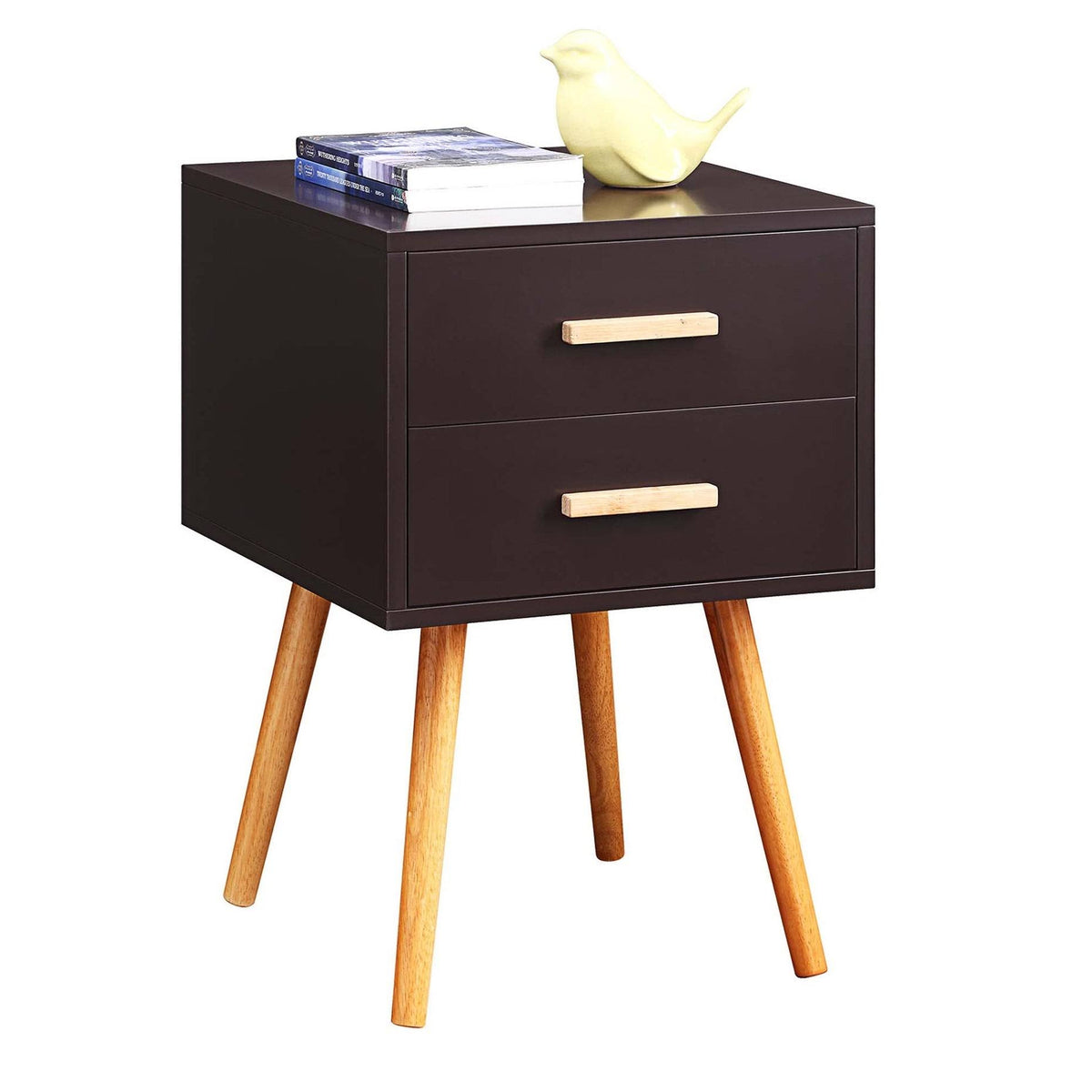 2-Drawer Espresso End Table S959216