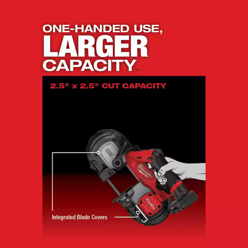 12V Cordless Compact Band Saw Kit with 4.0 Ah Battery M1258