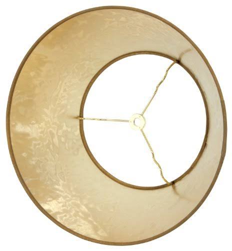 Black with Gold Interior Bouillotte Lamp Shade I840