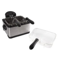 4-Liter Stainless-Steel Electric Deep Fryer with 3 Baskets V230