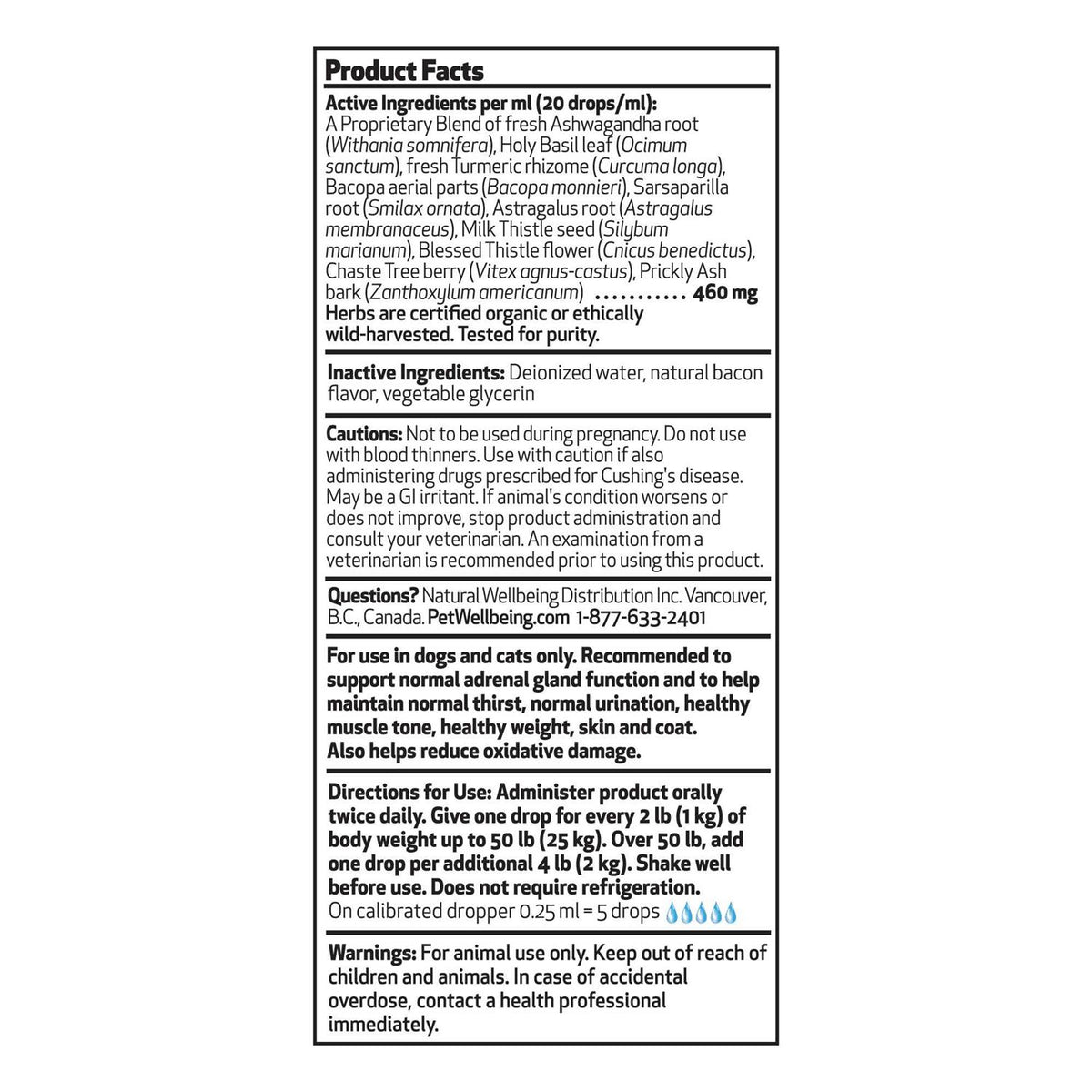 Adrenal Harmony Gold for Dogs R910