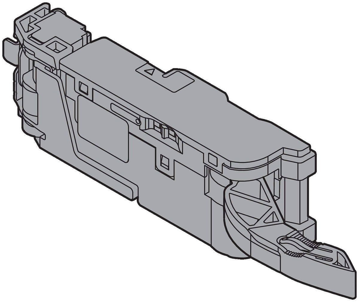 Dust Grey Tandem Drive Unit for Drawer Systems K496026