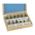 12-Piece Carbide Tipped Miniature 1/4 inch Shank Router Bit Set Z43885