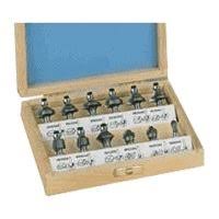 12-Piece Carbide Tipped Miniature 1/4 inch Shank Router Bit Set Z43885
