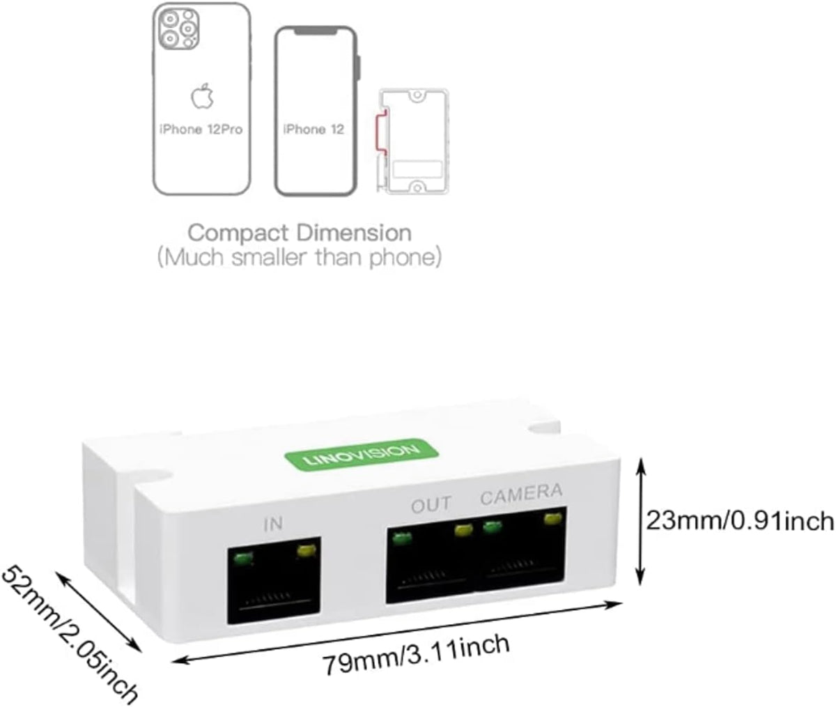 2 Port POE Extender Up to 1000ft Pack of 2 M751
