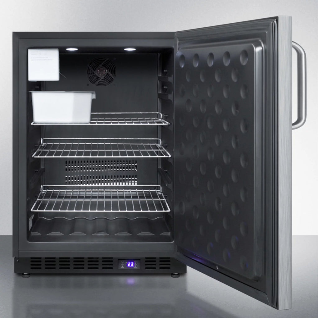 24-Inch 4.72 Cu. Ft. Compact Freezer with Ice Maker I110509