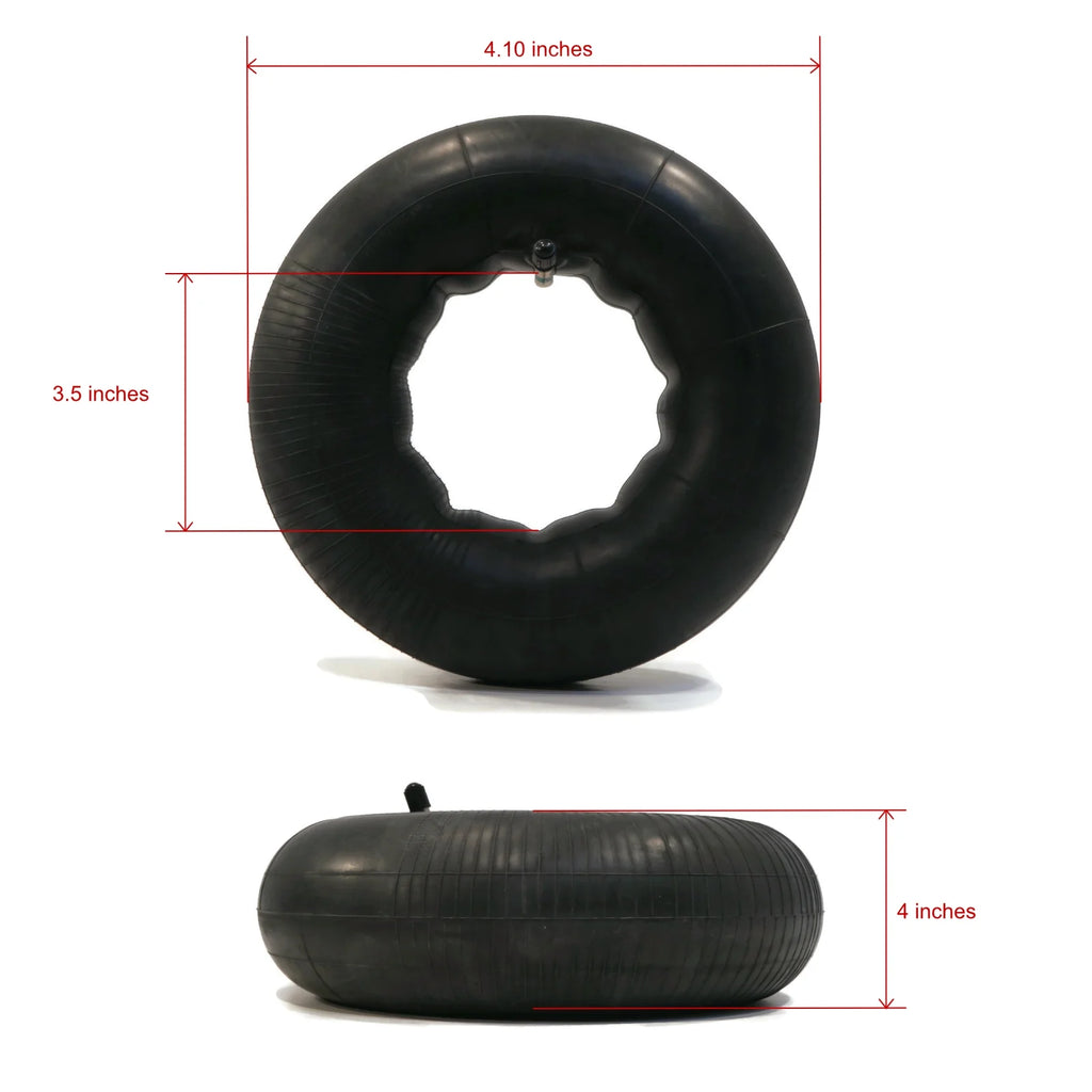 2 Tire Inner Tubes 4.10x4 3.50x4 90° Bent Valve Stem Y11062