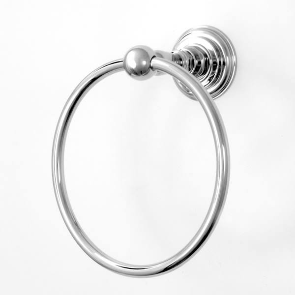 Polished Gold Towel Ring Z470601