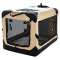 Collapsible Dog Crate 4-Door Foldable Soft Dog Kennel C391398