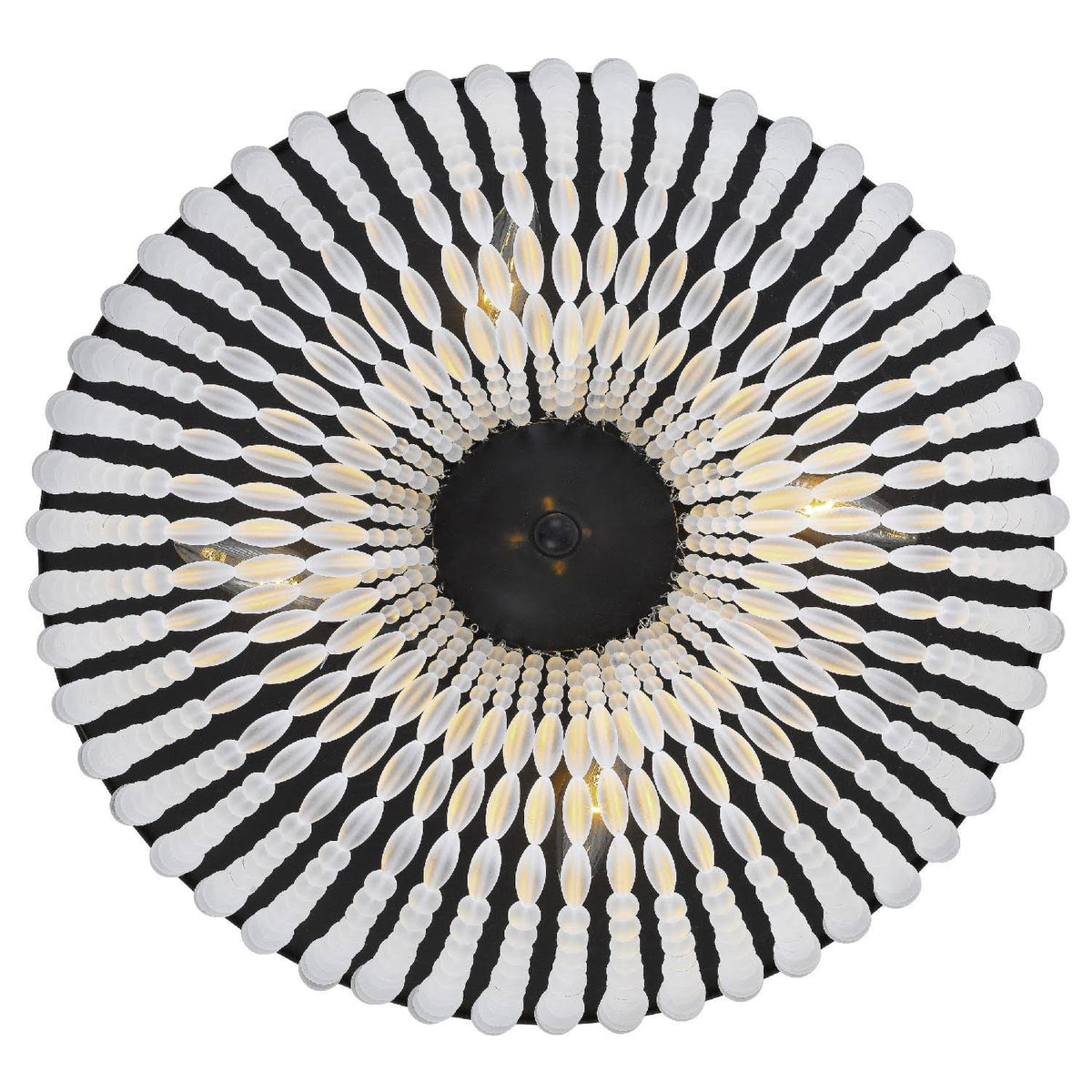 Matte Black 4 Light Ceiling Mount Q418043