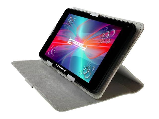 Tablet with Leather Protective Case V3310