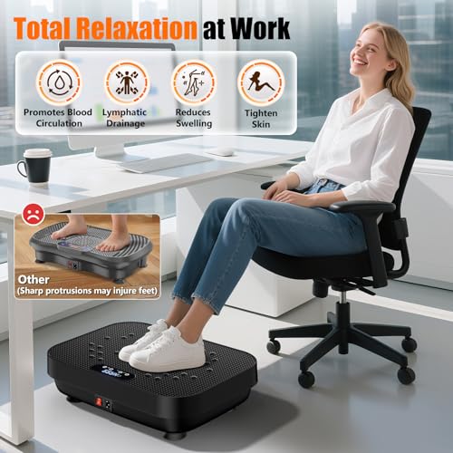 Vibration Plate Exercise Machine with 330 Lbs Capacity Q529336