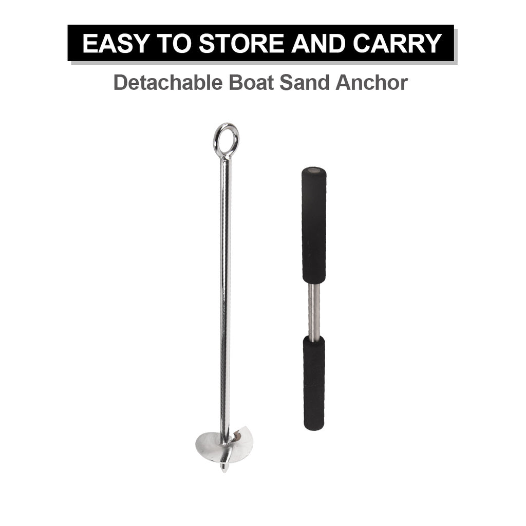 Stainless Steel Sand Anchor with Removable Handle X624697