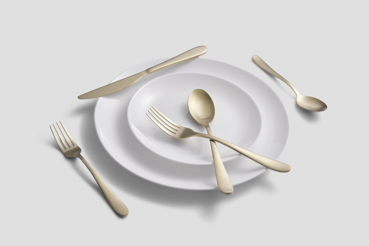 Champagne Satin 20-Piece Flatware Set H53455