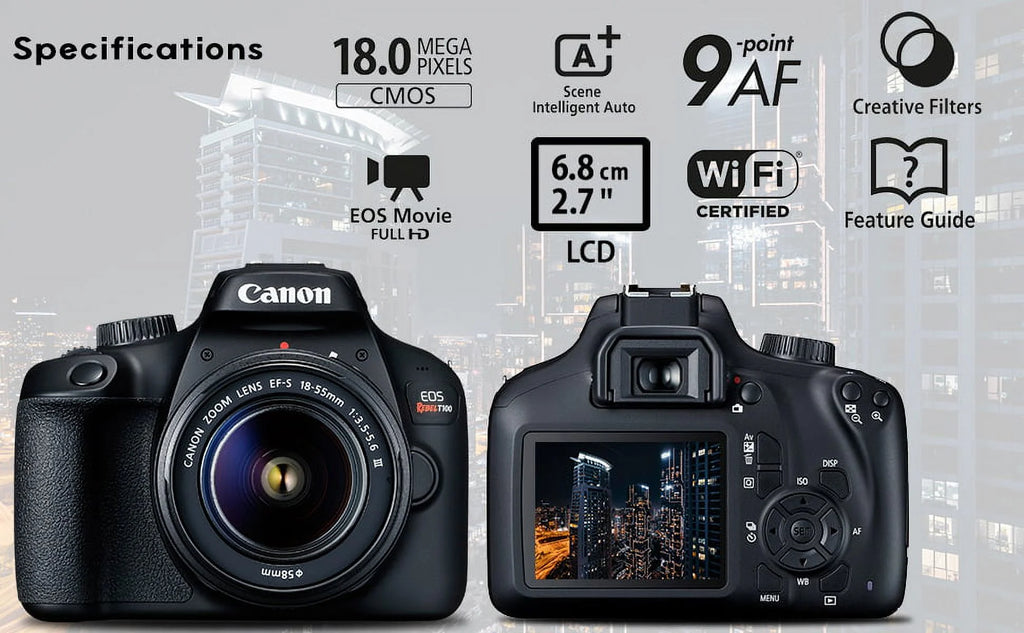 Canon EOS 4000D DSLR Camera with 18-55mm Lens O238