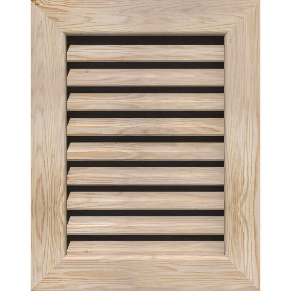 28-in W x 12-in H Unfinished Smooth Pine Gable Vent W140