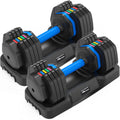 55 lb Adjustable Dumbbell with Tray S494305