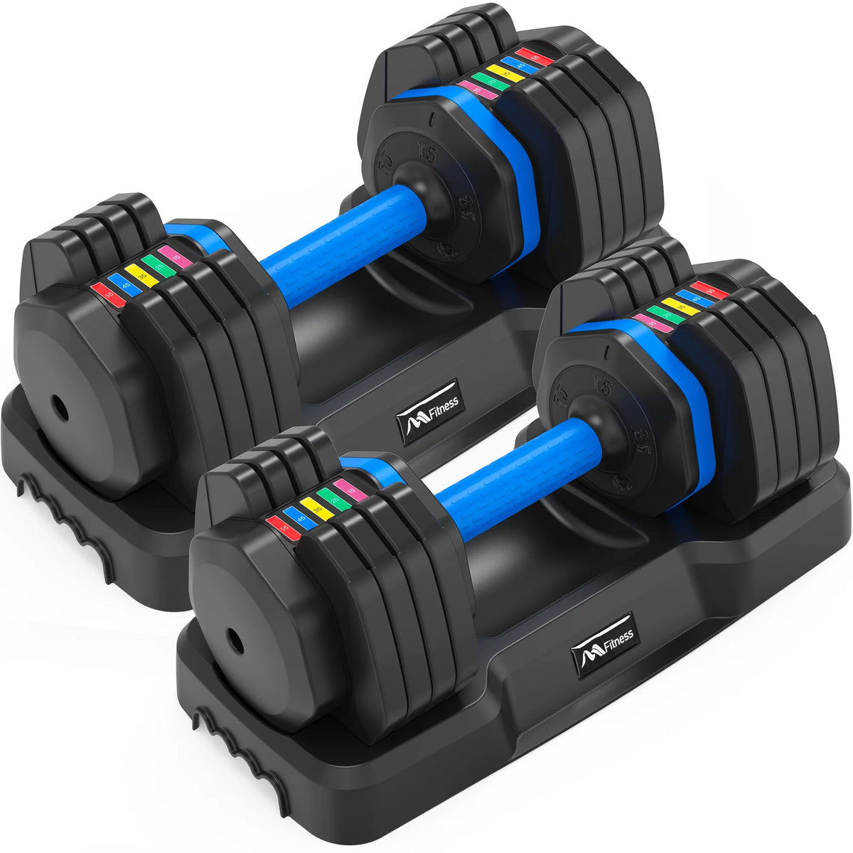 55 lb Adjustable Dumbbell with Tray S494305
