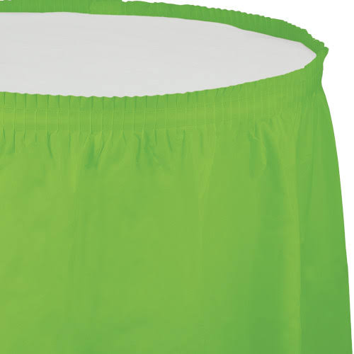 Fresh Lime Plastic Tableskirt I152251