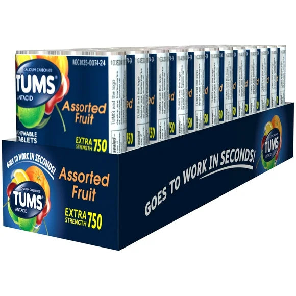 Assorted Fruit Antacid Chewable Tablets 288 ct E4039