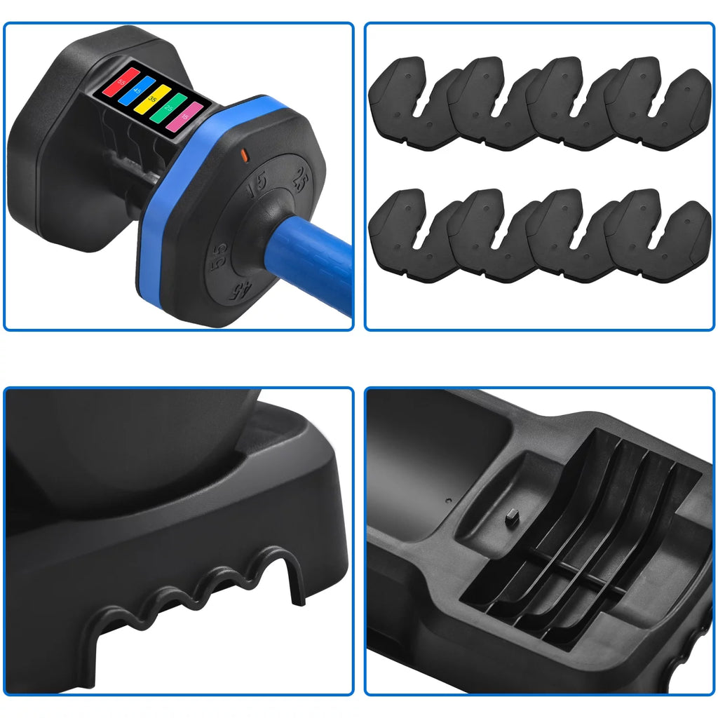 55 lb Adjustable Dumbbell with Tray S494305