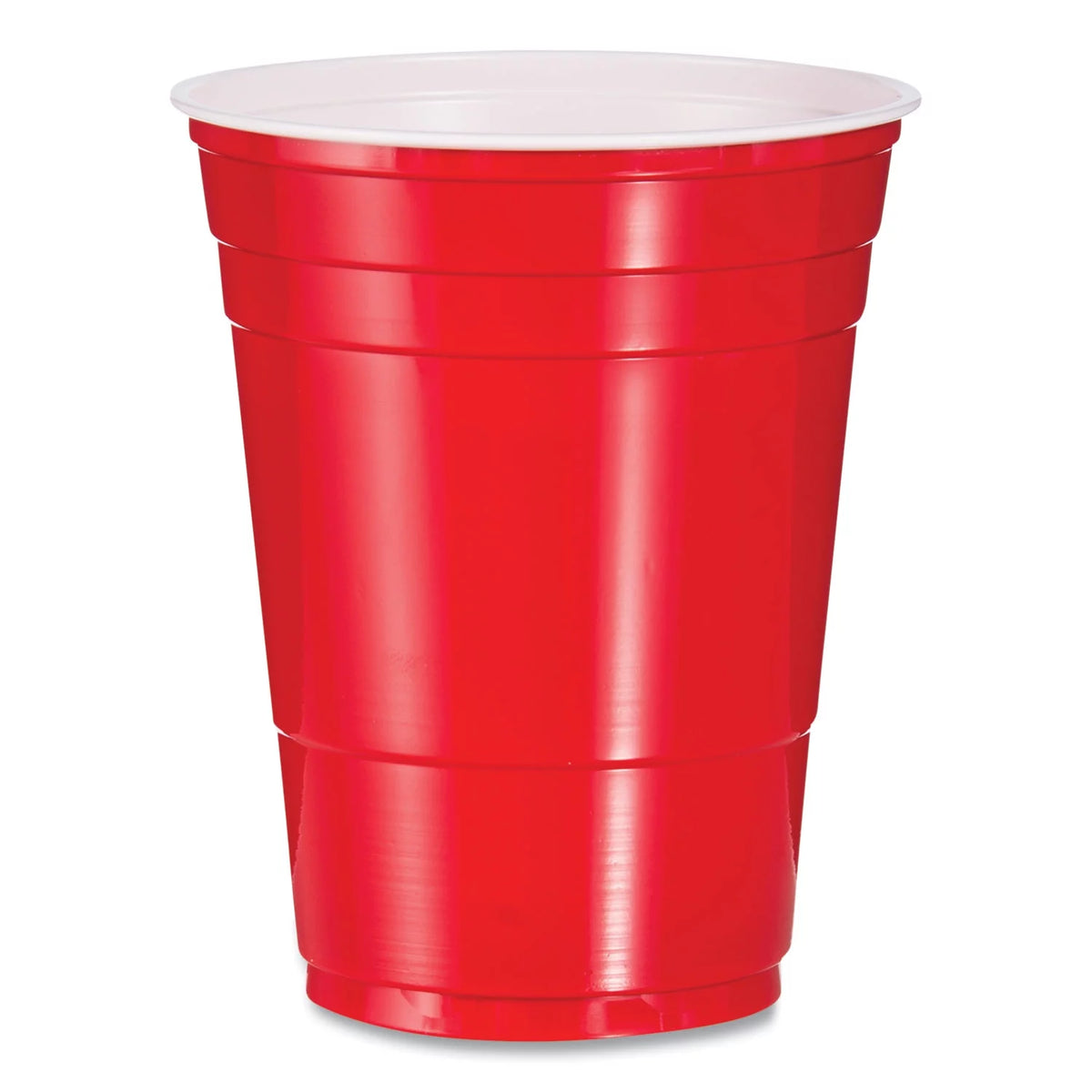 Red 16 Oz Plastic Cold Drink Cups R2711