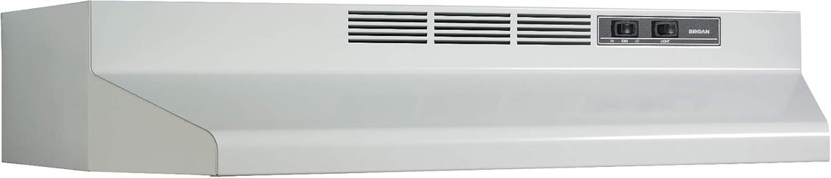 Black 24-Inch Two-Speed Convertible Range Hood Insert with Light T165296