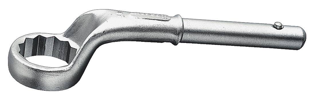 Box End Wrench, 60mm, 12pt, Satin, Offset X95006