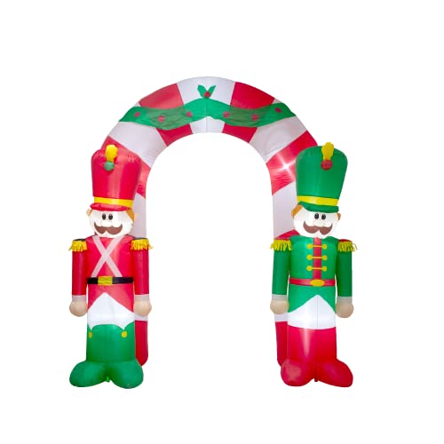 9FT Christmas Inflatable Arch with Lights D2448