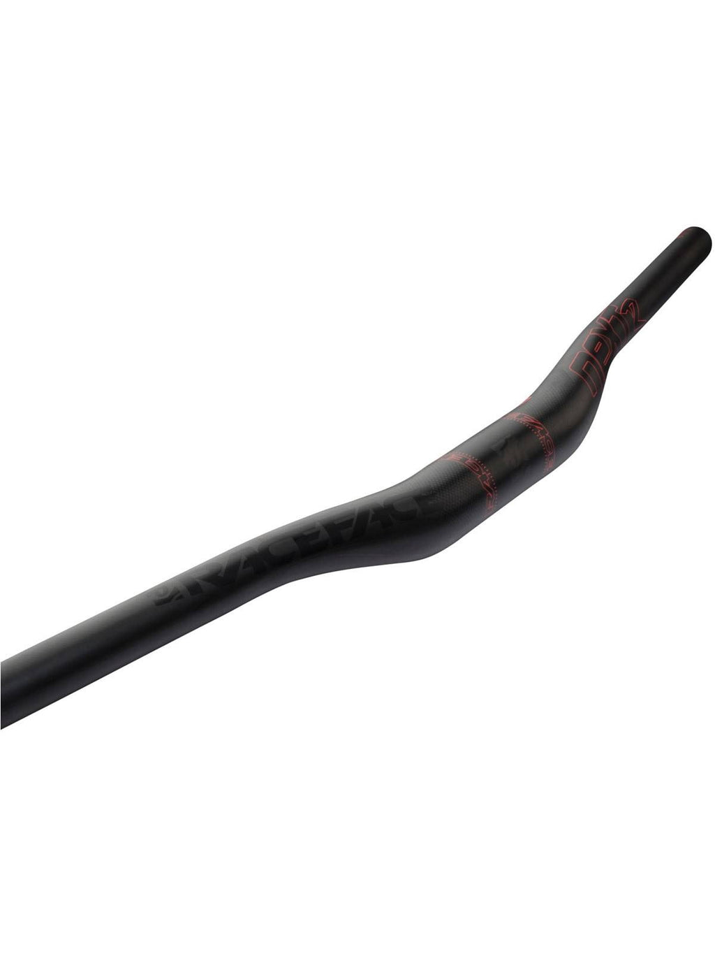 Carbon Riser Handlebar 35 x 800mm 20mm Rise Red S1210