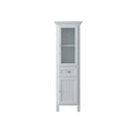 White Bathroom Linen Storage Cabinet E40536