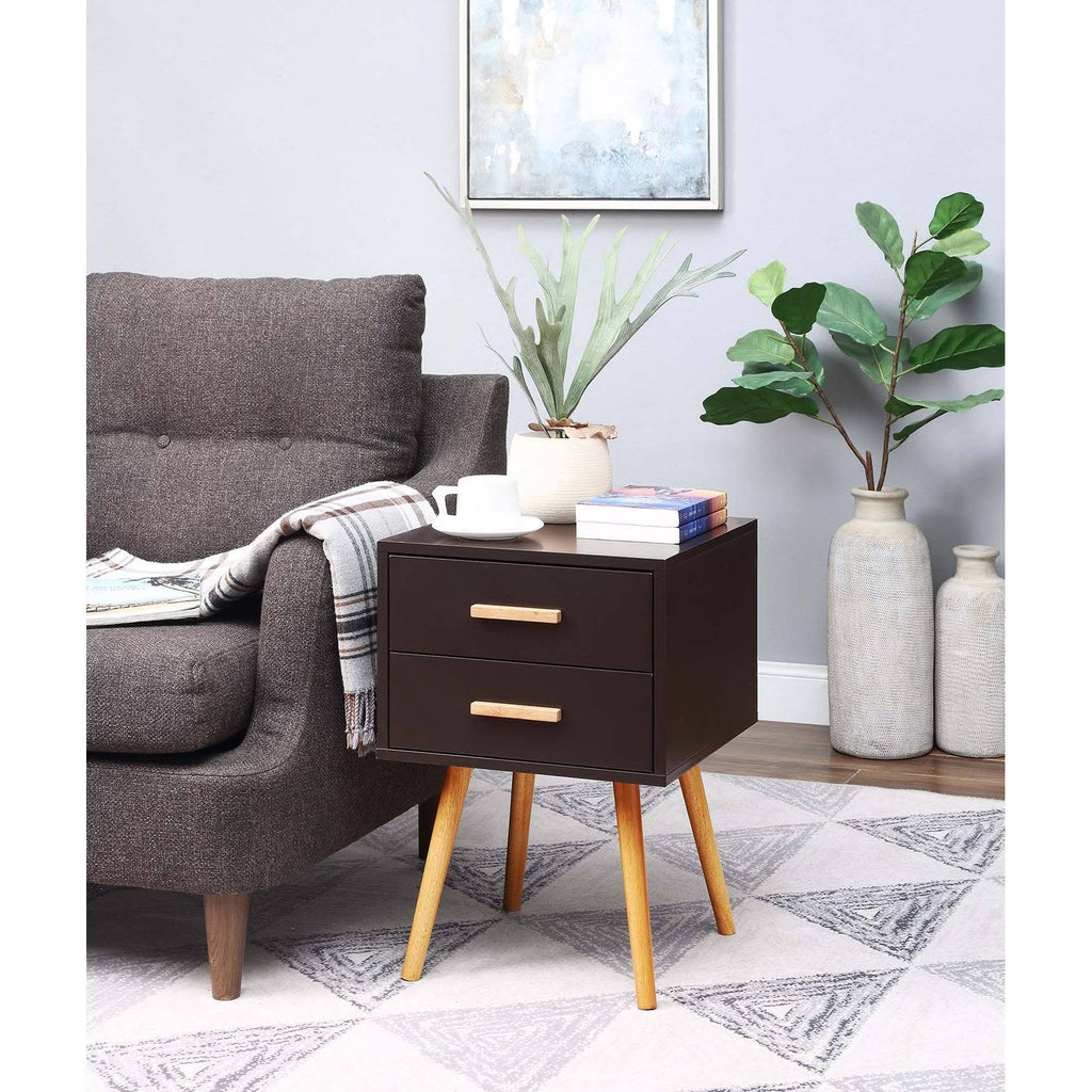 2-Drawer Espresso End Table S959216