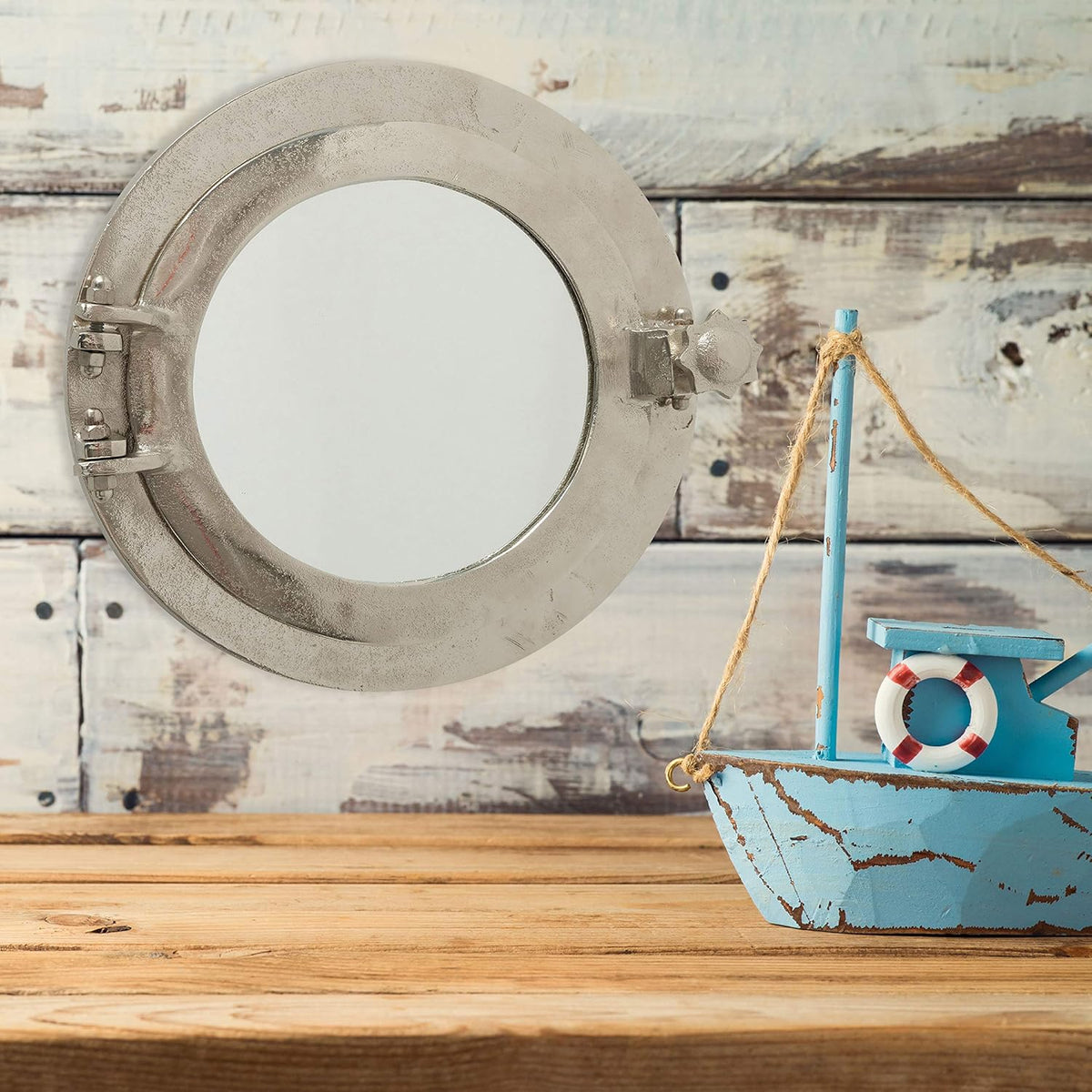 Nautical Porthole Mirror, 10.75 Inches in Diameter Y521