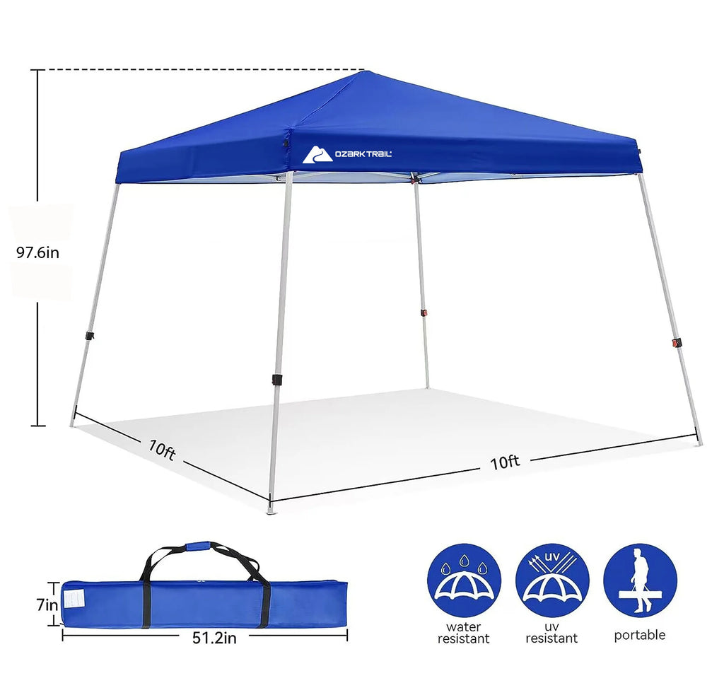 10' x 10' Blue Pop-up Canopy X9905