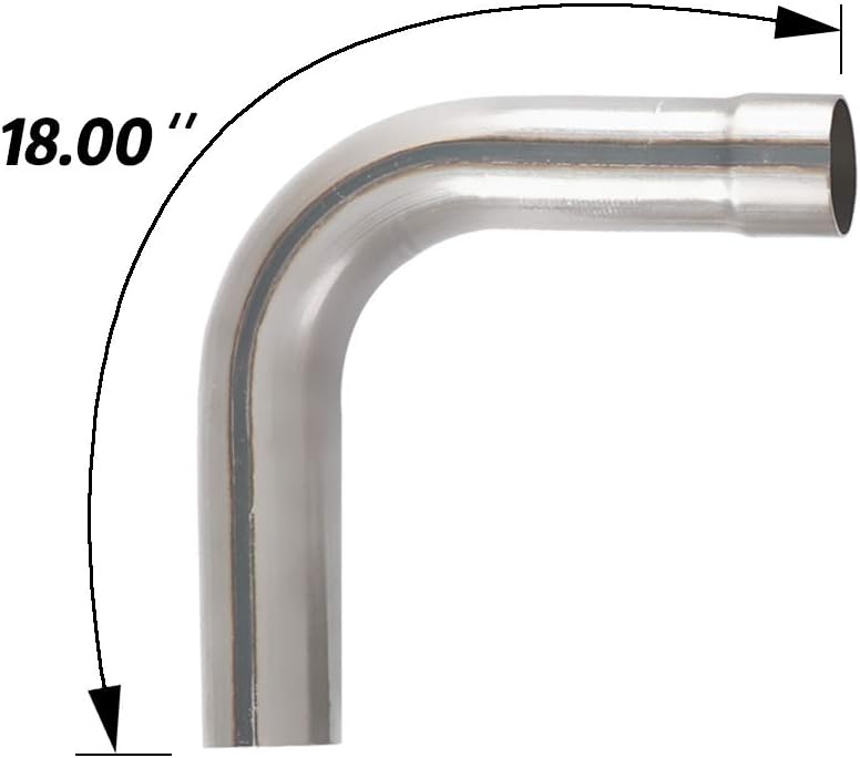 2.5'' Mild Steel Exhaust Kit Tubing Mandrel Bend Pipe 8PCS J187791