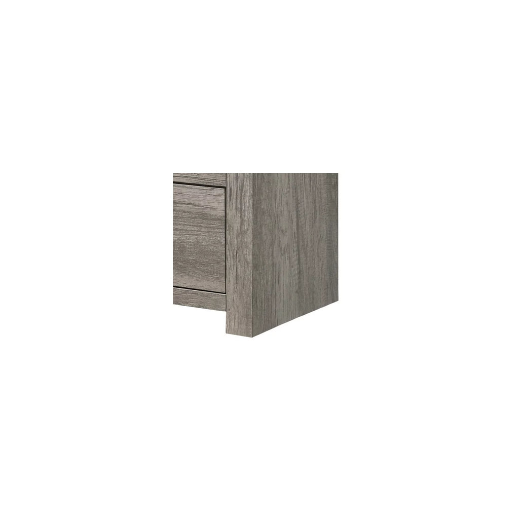 Gray Wooden Dresser with Bar Handles X1606